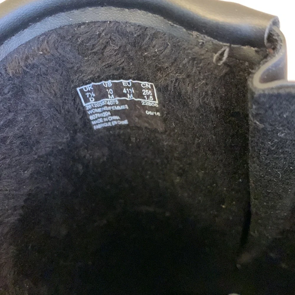 New Clarks Black Arisda Savoy Boots Size 10